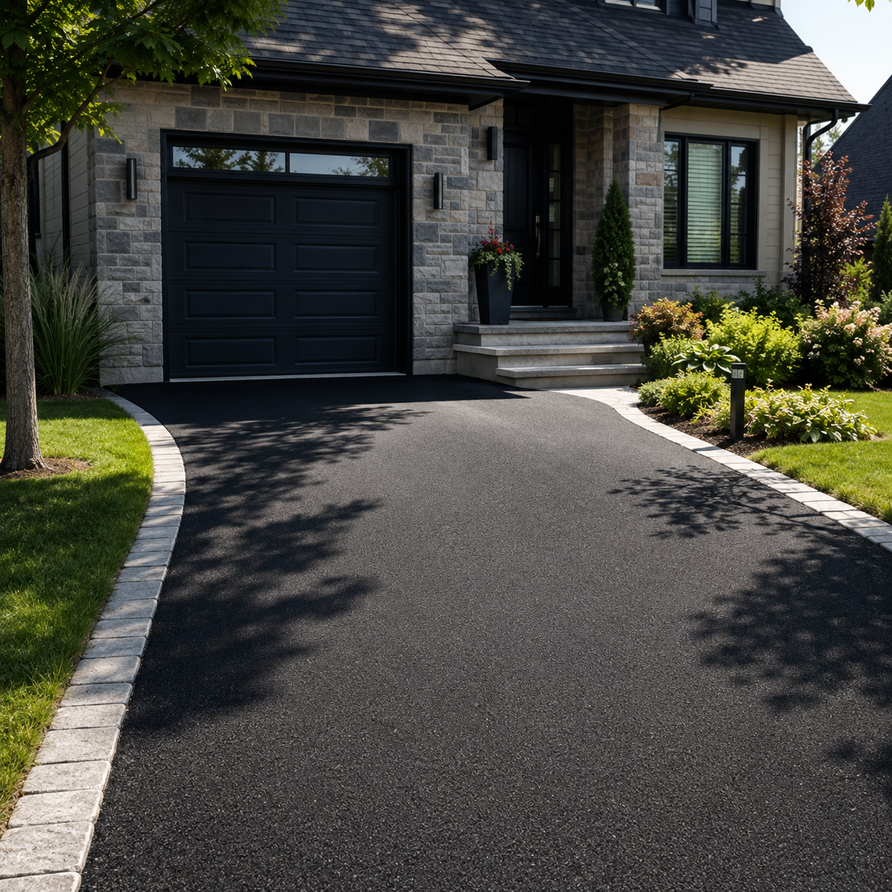 Poste et reparation d'asphalt