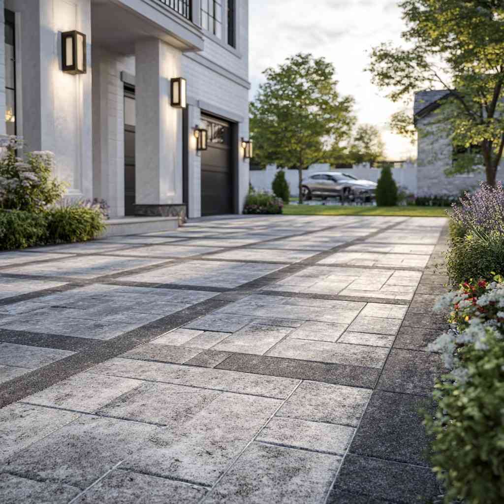 Installation de pavé